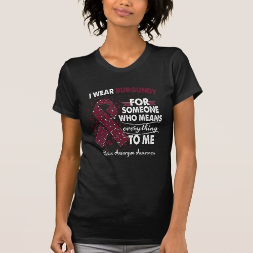 Brain Aneurysm Awareness Warrior Support Survivor T_Shirt
