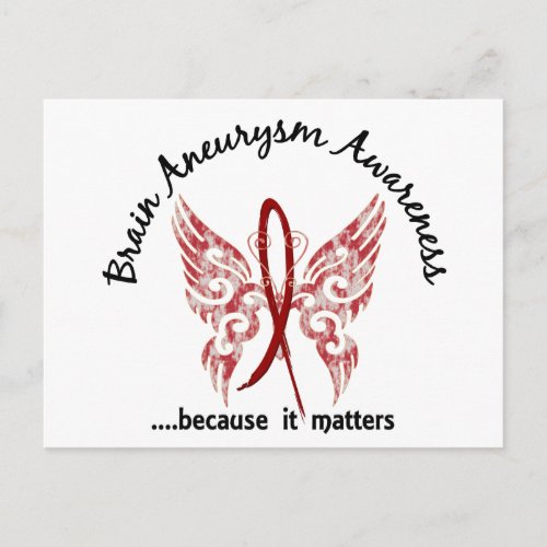 Brain Aneurysm Butterfly 61 Postcard