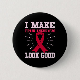 Brain Aneurysm Look Good Awareness Month Support G Button