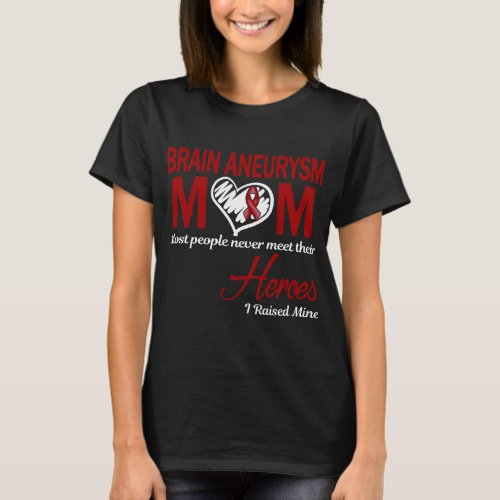 Brain Aneurysm Mom I Raised Mine T_Shirt