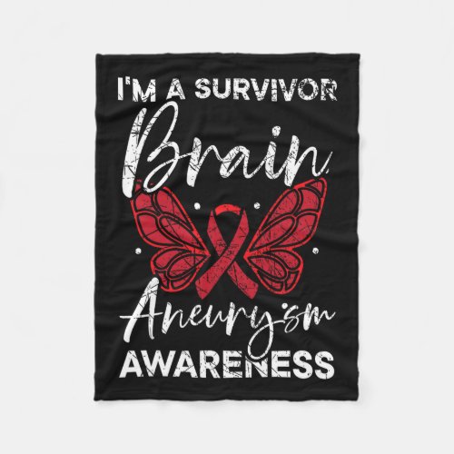 Brain Aneurysm Survivor Medical Condition Aneurysm Fleece Blanket