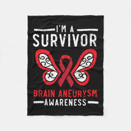 Brain Aneurysm Survivor Medical Condition Aneurysm Fleece Blanket