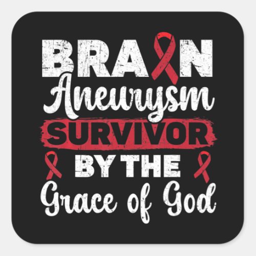 Brain Aneurysm Survivor Medical Condition Aneurysm Square Sticker