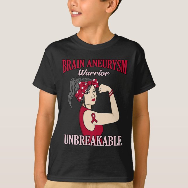 Brain Aneurysm Warrior Awareness Month Supporter G T-Shirt (Front)
