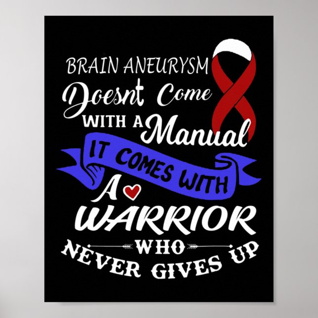 Brain Aneurysm Warrior  Poster (Front)
