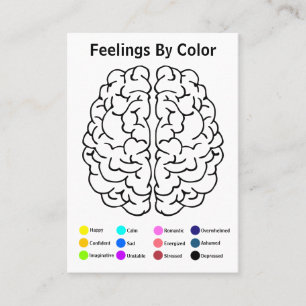 Brain Art Therapy Coloring Card