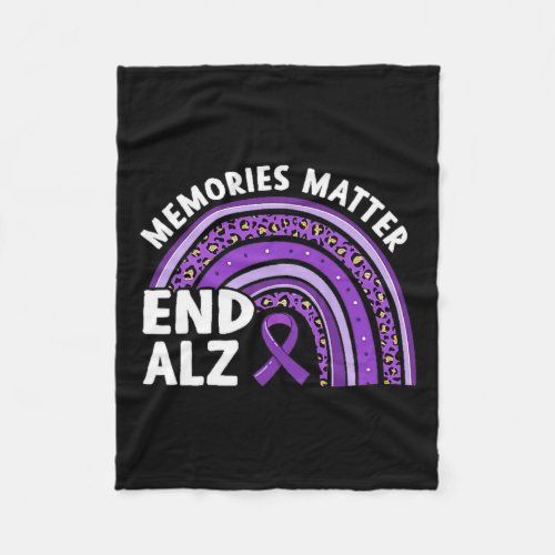 Brain Awareness Memories Problem Purple Rainbow  Fleece Blanket