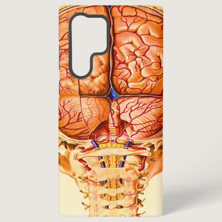 Brain Base And Meninges Lithograph Samsung Galaxy S22 Ultra Case