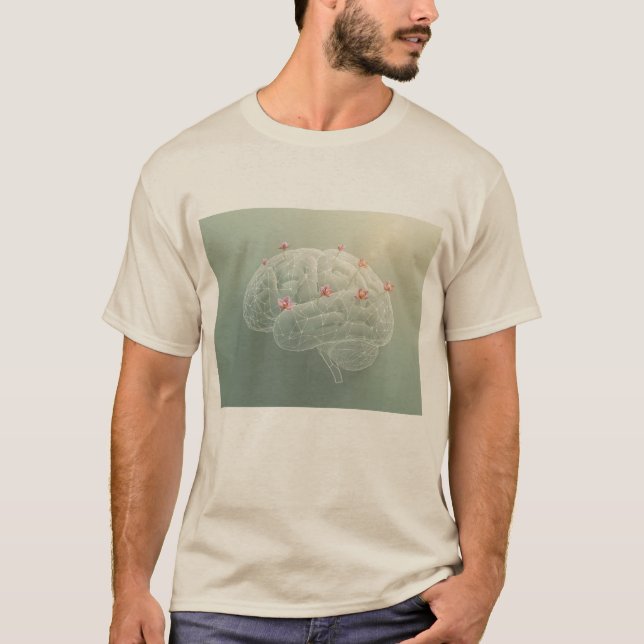 Brain Botanical Creativity T-Shirt (Front)