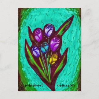 Brain Bouquet Postcard