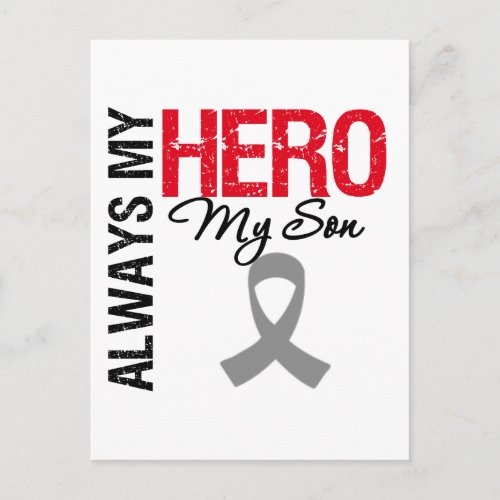 Brain Cancer Always My Hero My Son Postcard