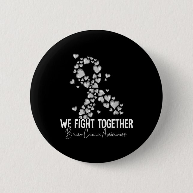 Brain Cancer Awareness 3  Button (Front)