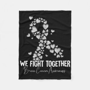 Brain Cancer Awareness 3 Fleece Blanket