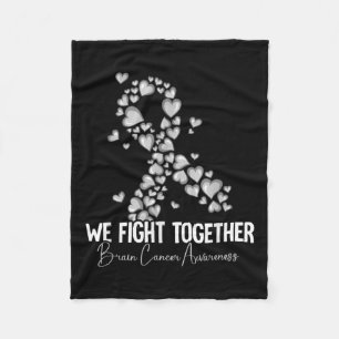 Brain Cancer Awareness _3  Fleece Blanket
