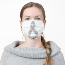 Brain Cancer Awareness Adult Cloth Face Mask