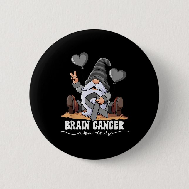 Brain Cancer Awareness  Button (Front)
