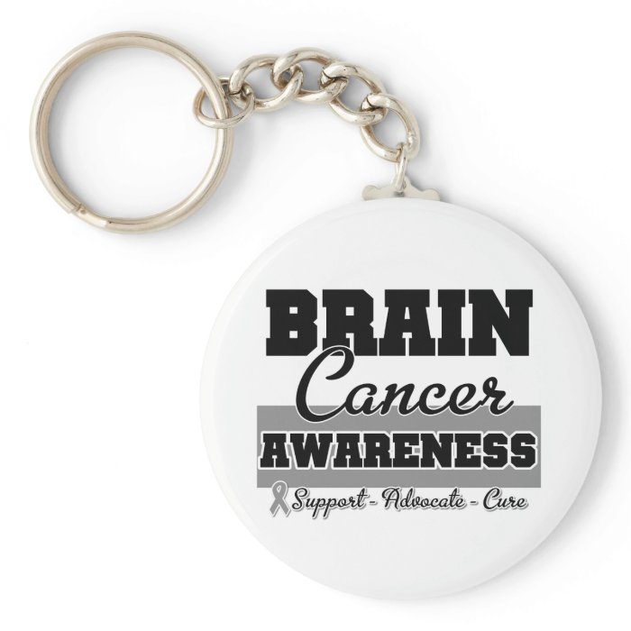 Brain Cancer Awareness Key Chains