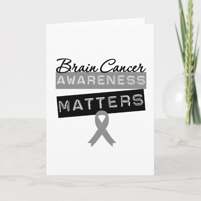 Brain Cancer Awareness Matters Card (Front)