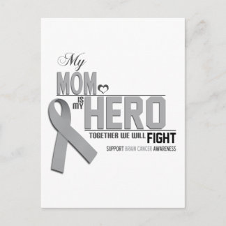 Brain Cancer Awareness: mom Postcard