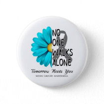 Brain Cancer Awareness Month Ribbon Gifts Button