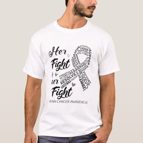 Brain Cancer Awareness Month Ribbon Gifts T_Shirt