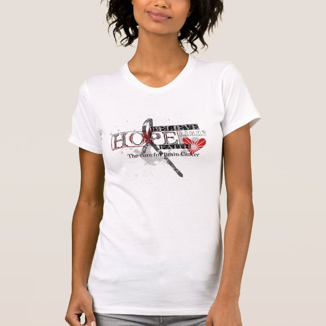 Brain Cancer Awareness T-Shirt (Front)