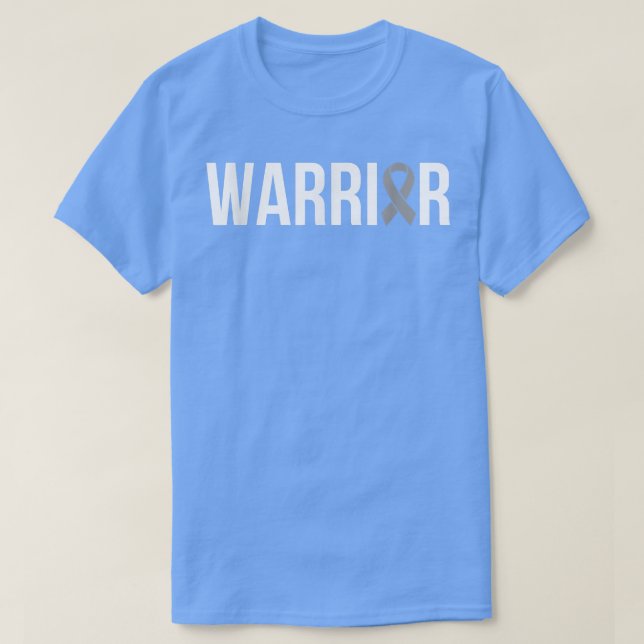 Brain Cancer Fight Cancer Ribbon  T-Shirt (Design Front)