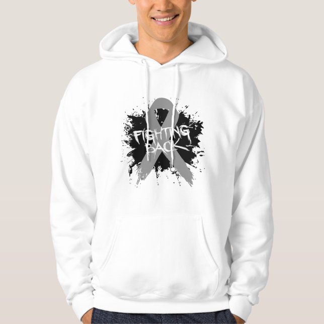 Brain Cancer - Fighting Back Hoodie (Front)
