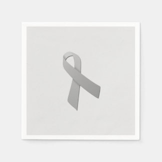 Brain Cancer Ribbon Napkins