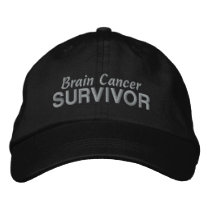 Brain Cancer Survivor Embroidered Baseball Hat