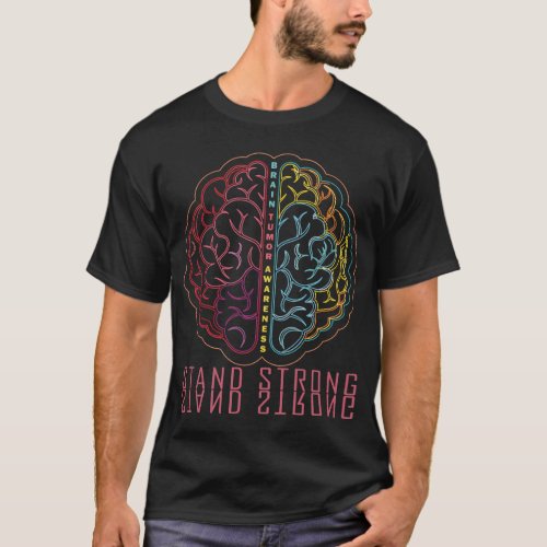 Brain Cancer Tumor Awareness T_Shirt