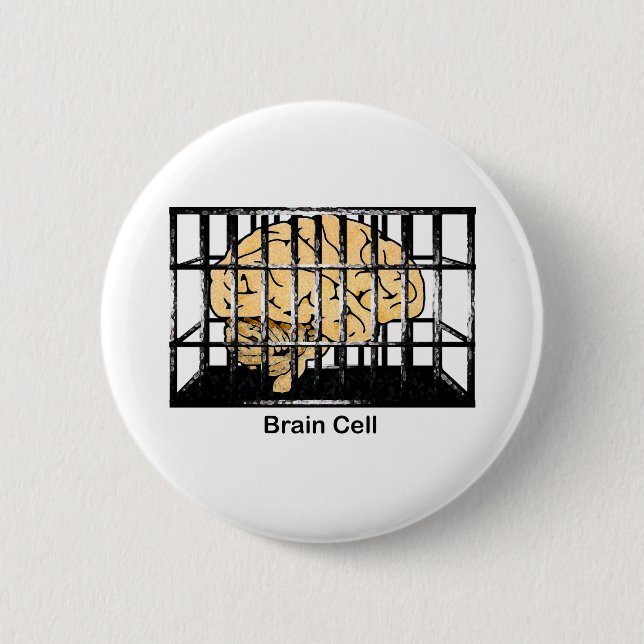 Brain Cell Button (Front)