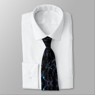 Brain cells. Neurons Neck Tie