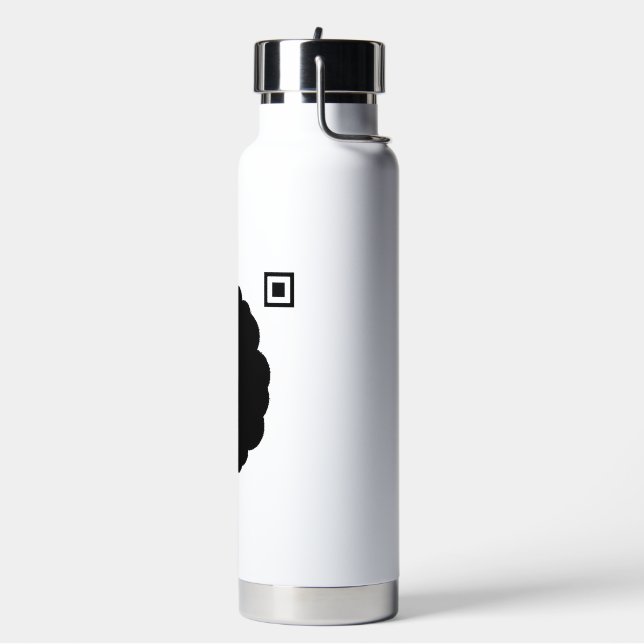 Brain Data Matrix Water Bottle (Left)
