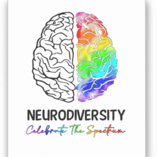 Brain Design, ABA Therapist, Autism Awareness,ADHD Sticker