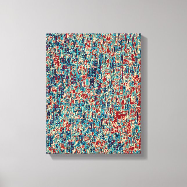 Brain Drops - HIGH RESOLUTION Wrapped Canvas Print (Front)