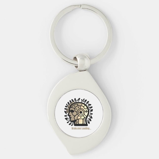 Brain.exe Loading… Keychain (Front)