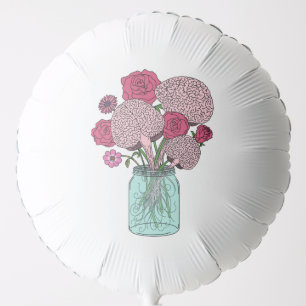 Brain Flower Bouquet Balloon