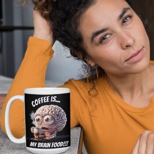 Brain Food Giant Coffee Mug