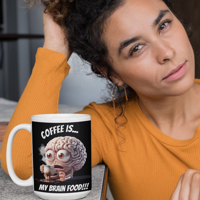 Brain Food Giant Coffee Mug (Creator Uploaded)