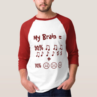 Brain Formula: Funny Quote Raglan  T-Shirt