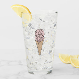 Brain Freeze Ice Cream Glass