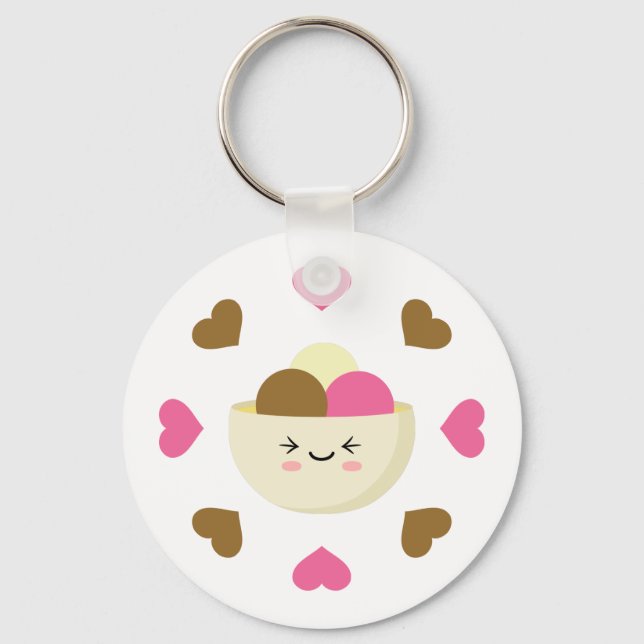 Brain Freeze Keychain (Front)