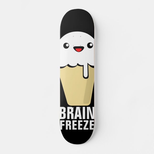 Brain Freeze Skateboard Deck (Front)