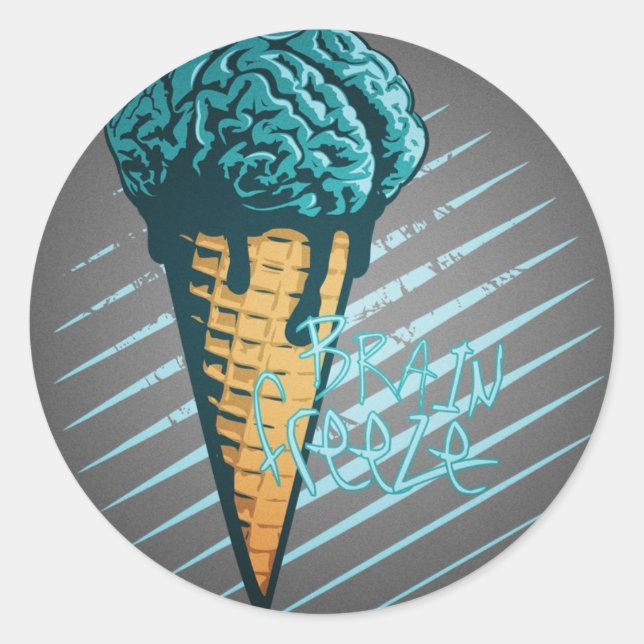 Brain Freeze Sticker (Front)