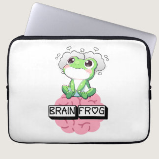 Brain Frog Laptop Sleeve