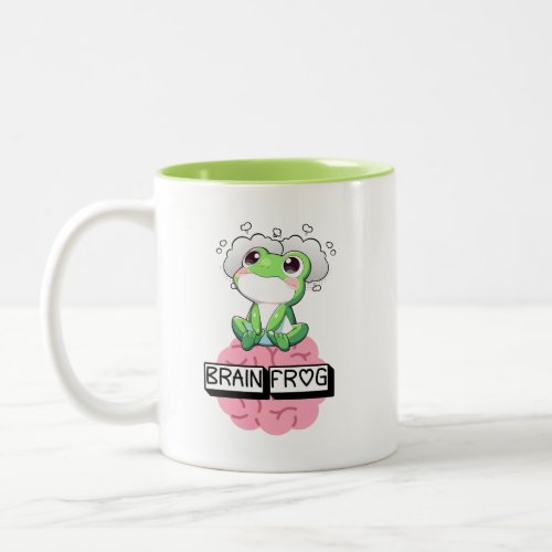 Brain Frog Two_Tone Coffee Mug