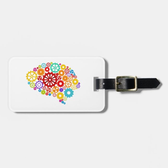 Brain Gears Luggage Tag (Front Horizontal)