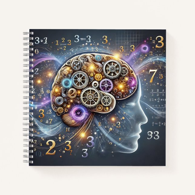 Brain Gears & Mathematical Intelligence Design Notebook (Front)
