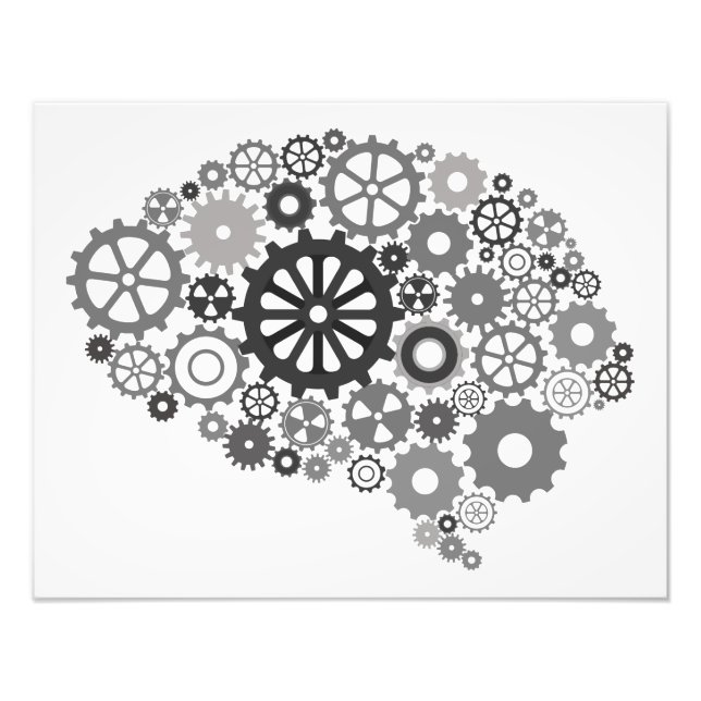Brain Gears Photo Print (Front)